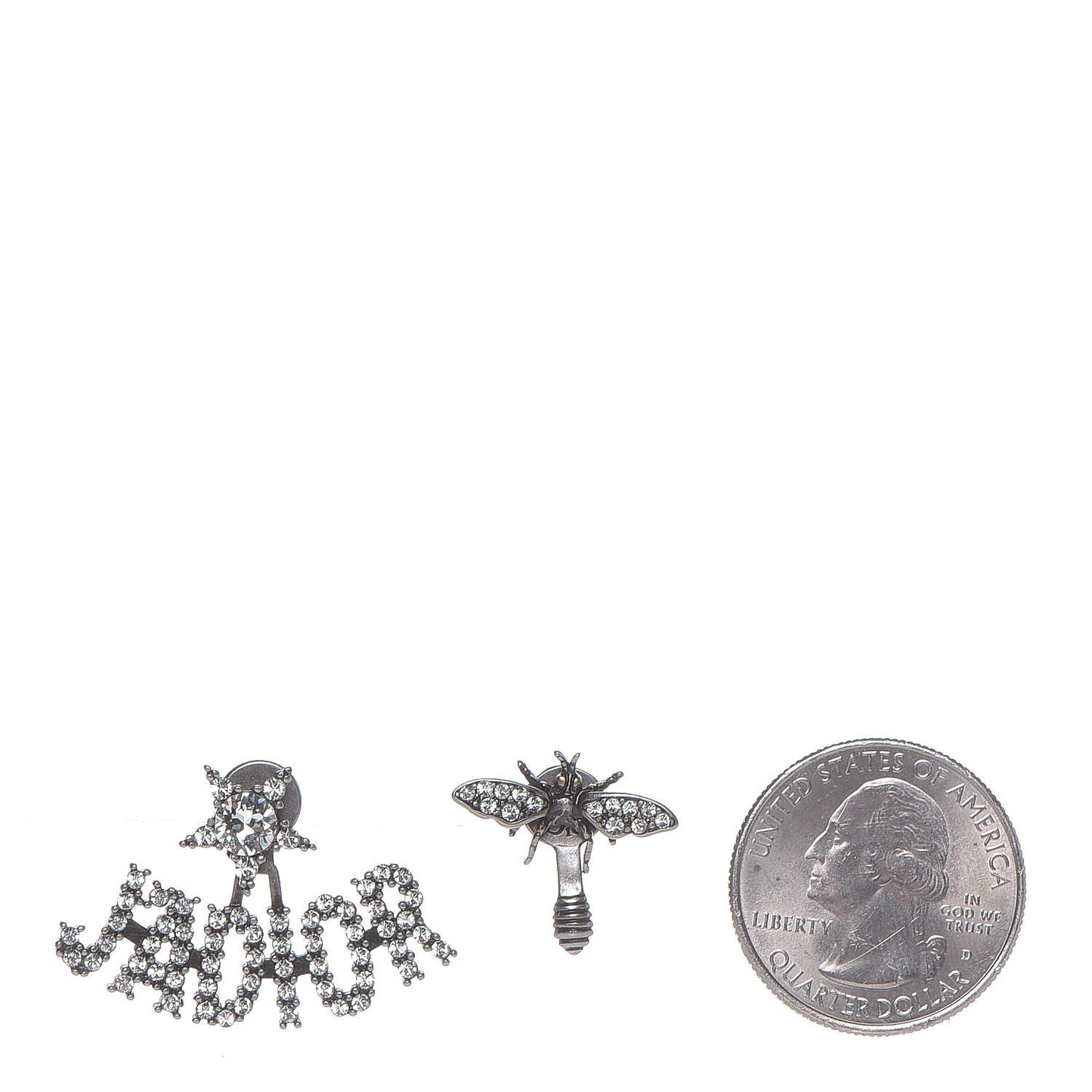 Palladium Crystal J'adior Earrings