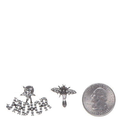 Christian Dior Palladium Crystal J'adior Earrings 2 of 3