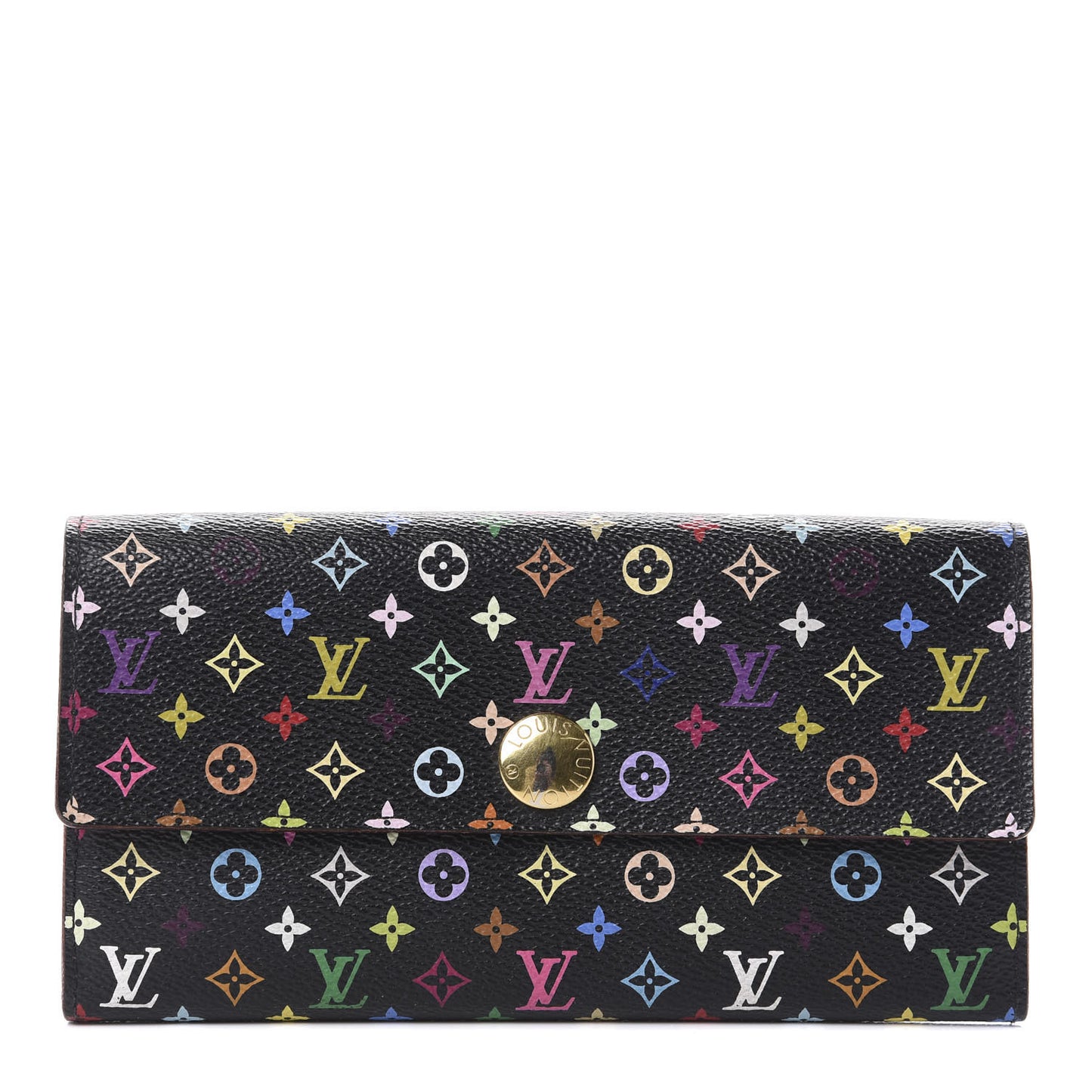 Monogram Multicolor Sarah Wallet Black Grenade