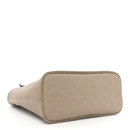 Louis Vuitton Empreinte Monogram Giant Neverfull MM Tourterelle 4 of 7