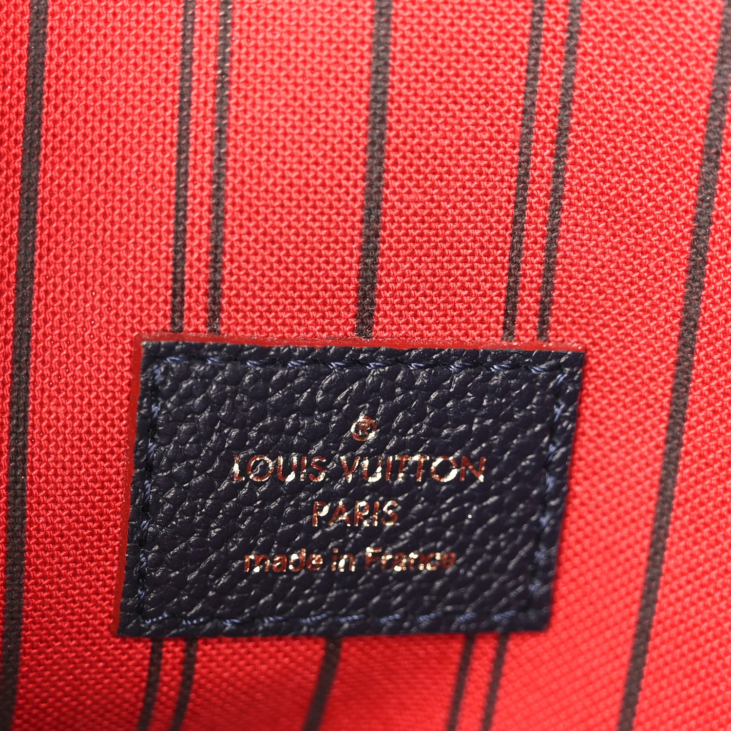 Louis Vuitton Empreinte Pochette Metis Marine Rouge 6 of 12