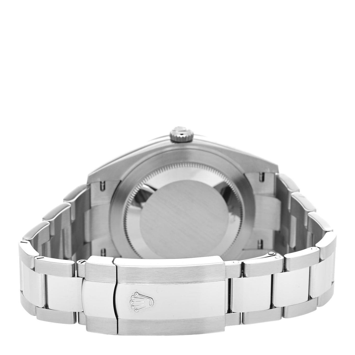 Stainless Steel 18K White Gold 41mm Oyster Perpetual Wimbledon Datejust Watch Slate 126334