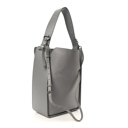 Balenciaga Calfskin Logo Embossed Small Tool 2.0 North-South Tote Balenciaga Grey 4 of 15