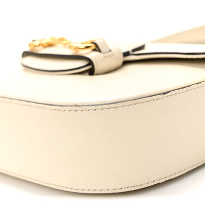 Gucci Azalea Calfskin Web Mini Horsebit 1955 Shoulder Bag Mystic White 10 of 14