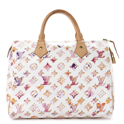 Louis Vuitton Watercolor Aquarelle Speedy 30 White 1 of 19