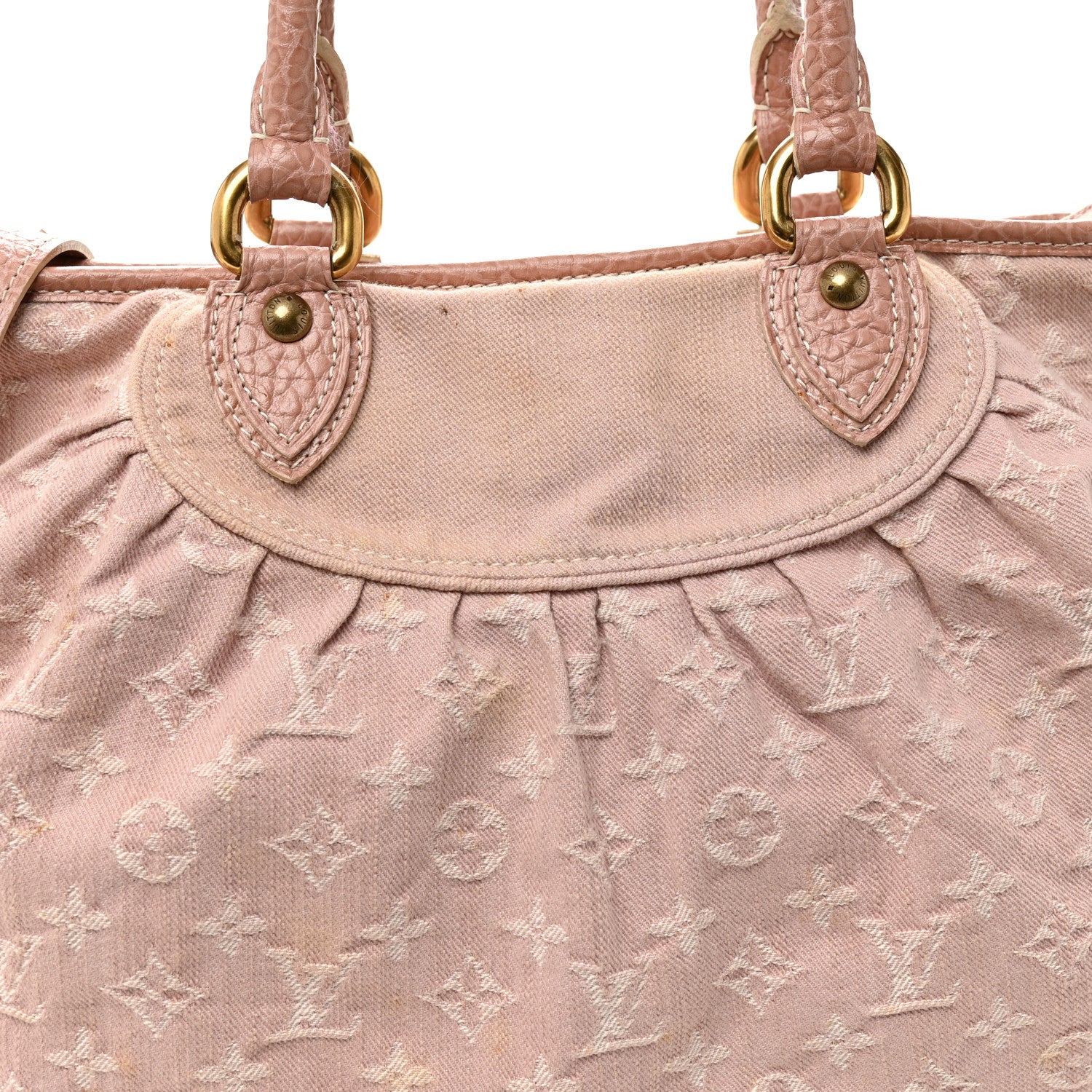 Louis Vuitton Denim Neo Cabby MM Rose 7 of 12