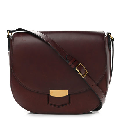 Celine Natural Calfskin Medium Trotteur Burgundy 1 of 13