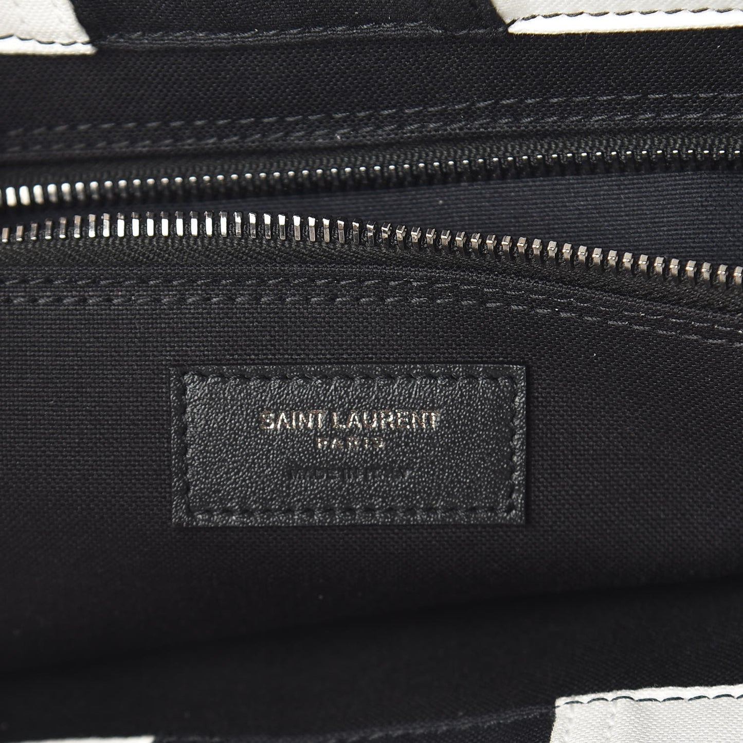 Canvas Noe Tote Black White