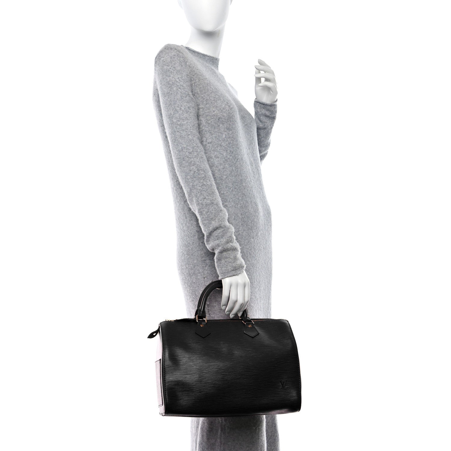 Louis Vuitton Epi Speedy 35 Black 2 of 16