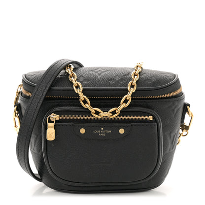 Louis Vuitton Empreinte Mini Bumbag Black 1 of 11
