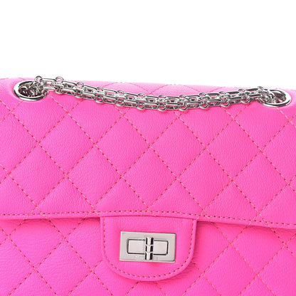 Chanel Goatskin Quilted 2.55 Reissue Mini Flap Fluorescent Pink 8 of 10