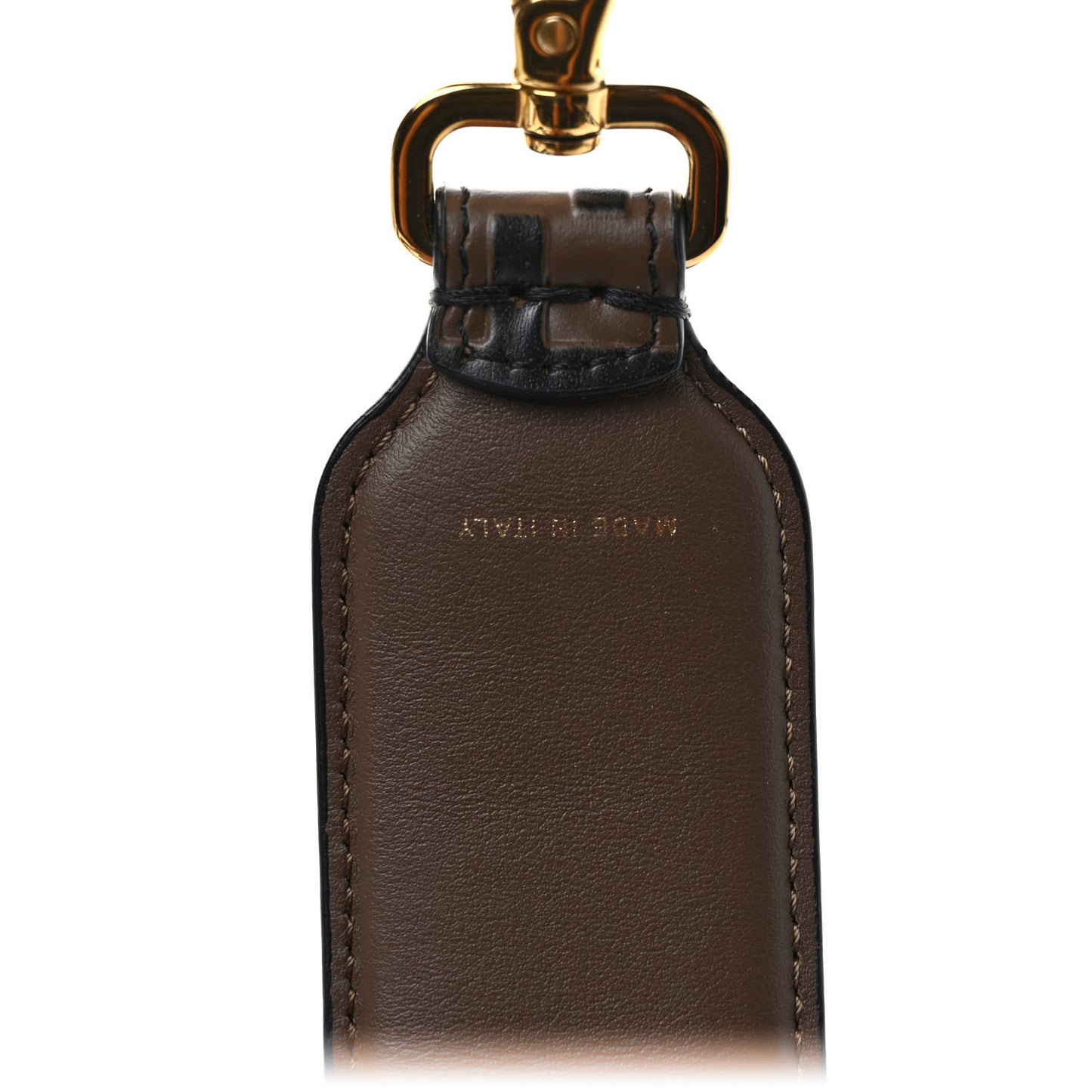 Vitello Century Bi-Color FF 1974 Embossed Strap You Maya Black