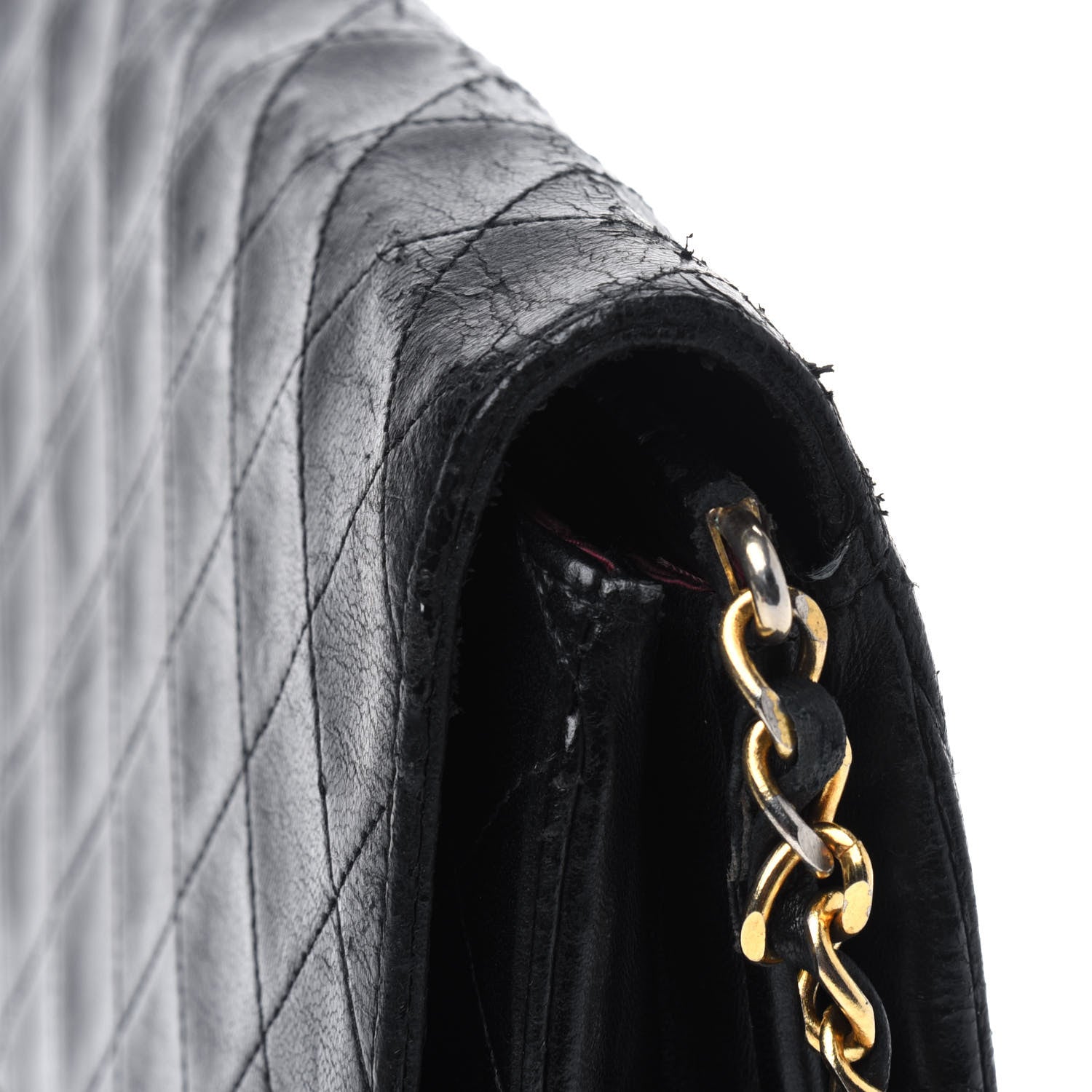 Chanel Lambskin Quilted Medium Single Flap Black 20 of 22