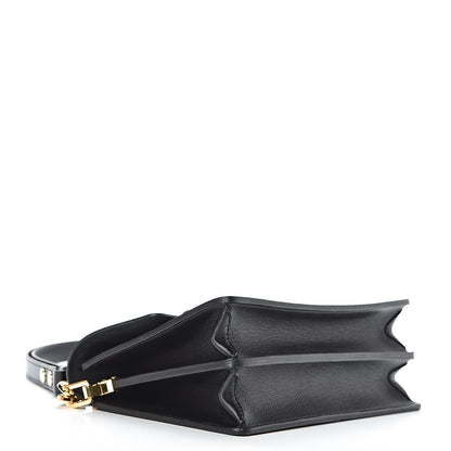 Louis Vuitton Smooth Calfskin Dauphine MM Black 4 of 10