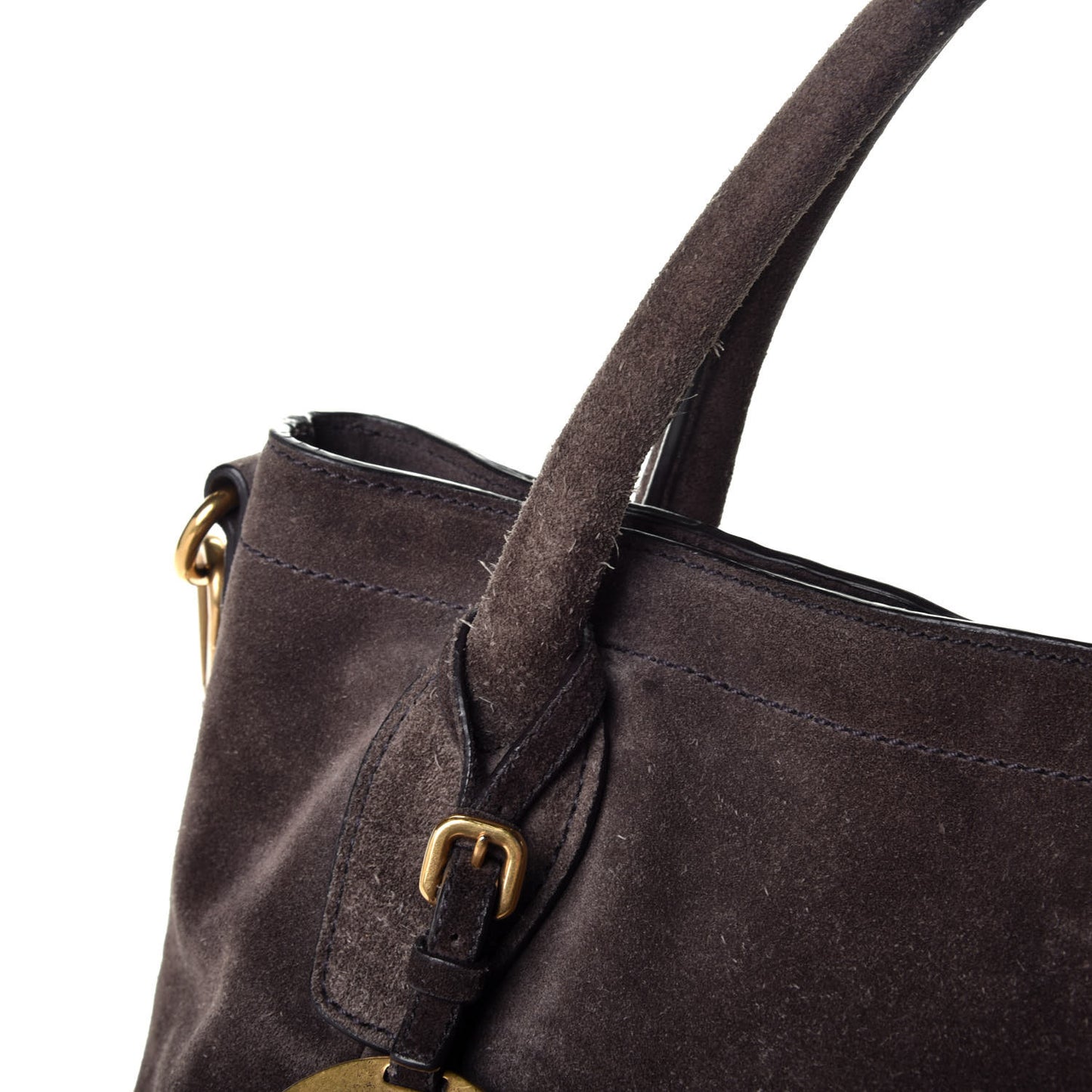 Suede Scamosciato Tote Grafite