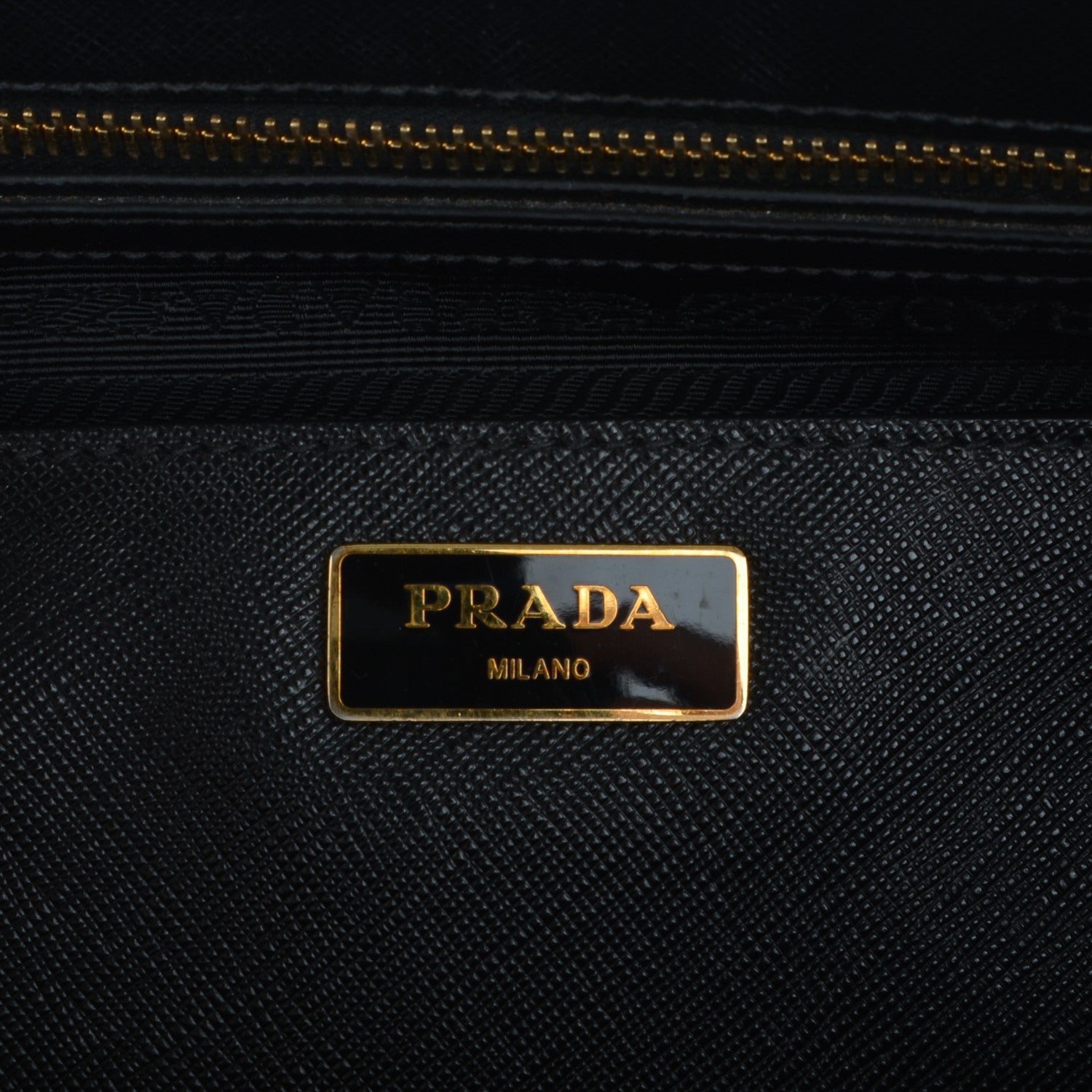 Prada Saffiano Medium Galleria Double Zip Tote Black 6 of 9