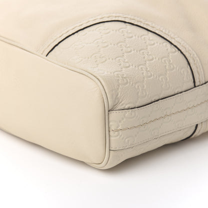 Gucci Calfskin Guccissima Trim Large Signoria Hobo Ivory 8 of 8