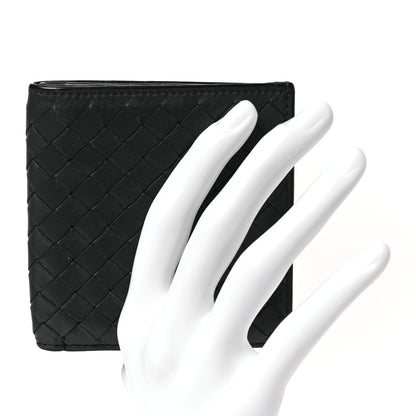 Bottega Veneta Nappa Intrecciato Bi-Fold Wallet Grey 2 of 13