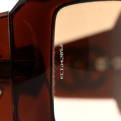 Chanel Mother of Pearl Sunglasses 5076-H Brown 7 of 8