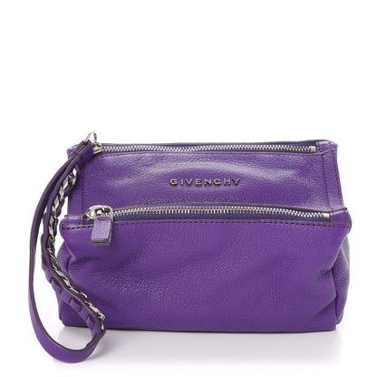 Givenchy Sugar Goatskin Pandora Wristlet Purple 1 of 7