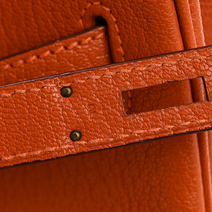Hermes Chevre de Coromandel Birkin 35 Potiron 7 of 15
