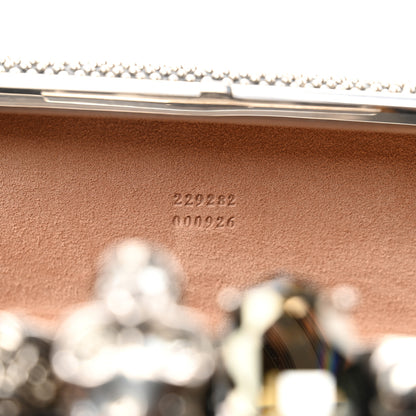 Alexander McQueen Nappa Studded Skull Knuckle Box Clutch Black 8 of 9
