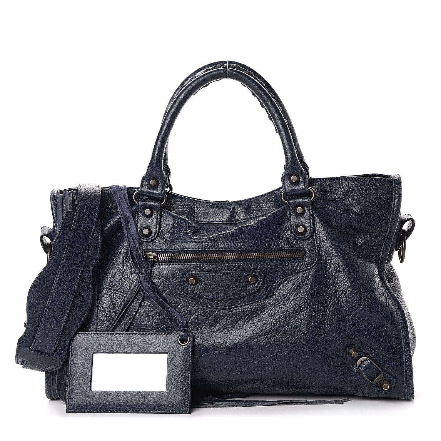 Balenciaga Agneau Classic Hardware City Bleu Obscur 1 of 7