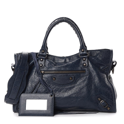 Balenciaga Agneau Classic Hardware City Bleu Obscur 1 of 7