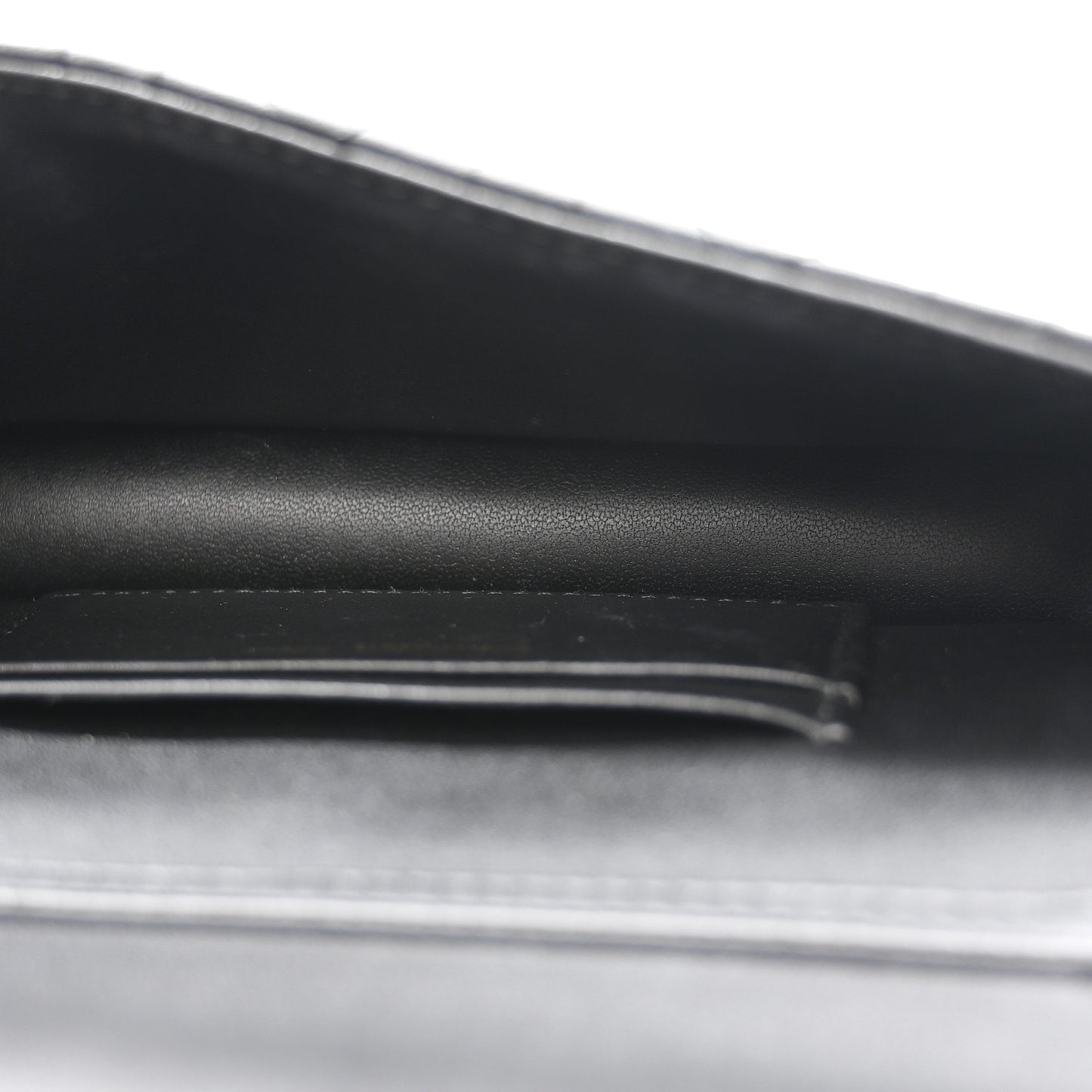 Lambskin Cannage Dior Talk Phone Pouch Black