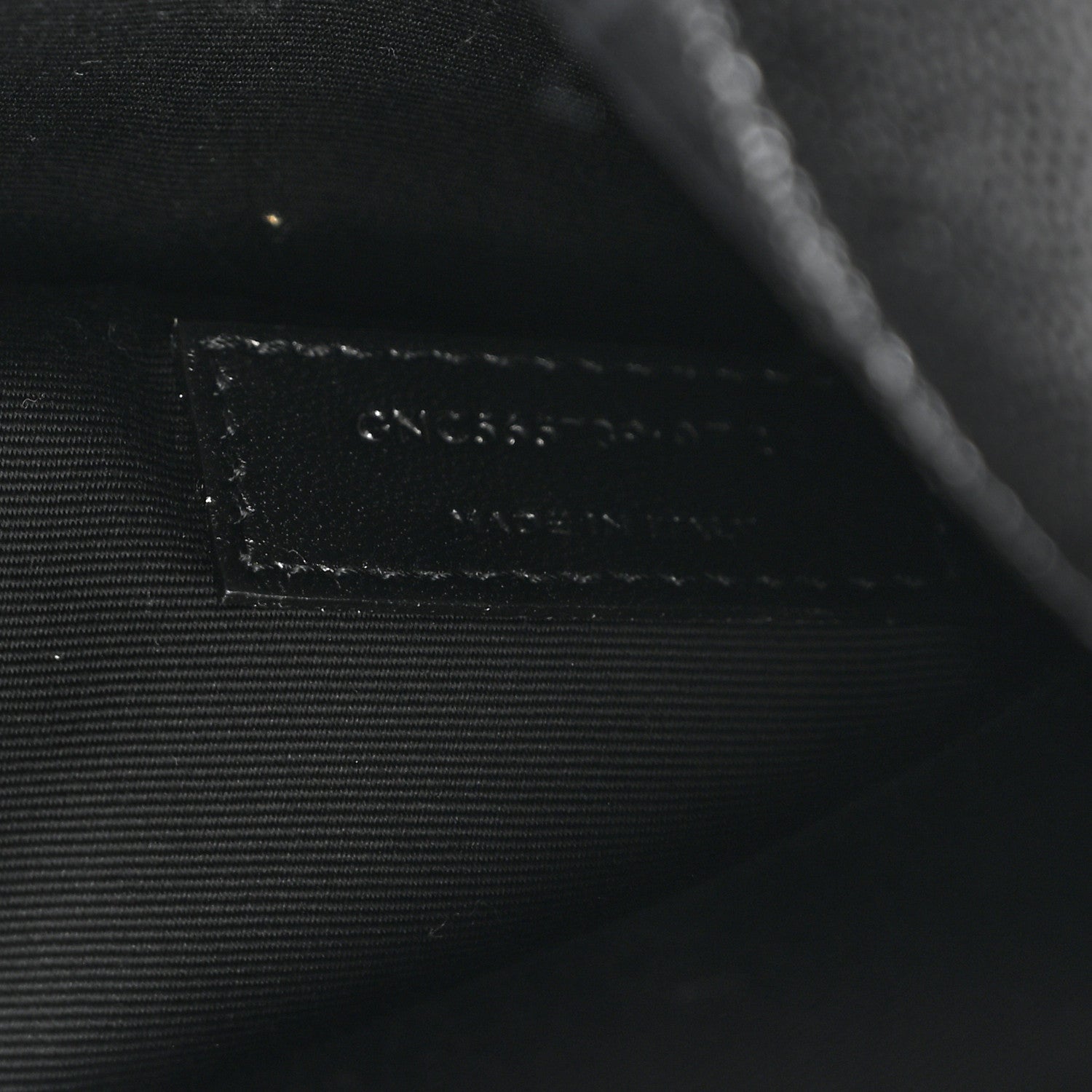 Saint Laurent Grain De Poudre Uptown Pouch Black 6 of 7