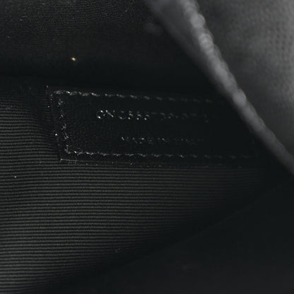 Saint Laurent Grain De Poudre Uptown Pouch Black 6 of 7