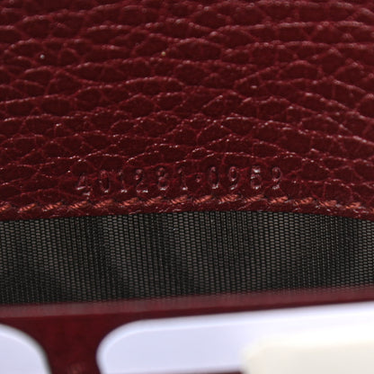 Gucci Dollar Calfskin Crystal Mini Dionysus Chain Wallet Vintage Bordeaux 7 of 11