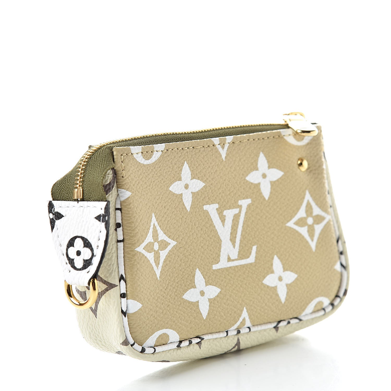 Louis Vuitton Monogram Giant Micro Pochette Accessories Kaki White 3 of 8
