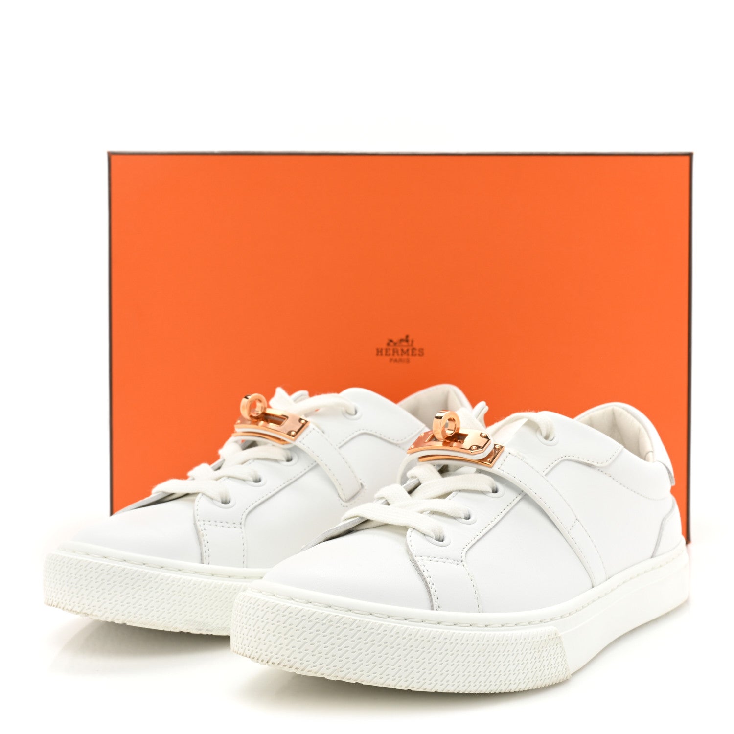 Hermes Calfskin Day Sneakers 36 White 12 of 12