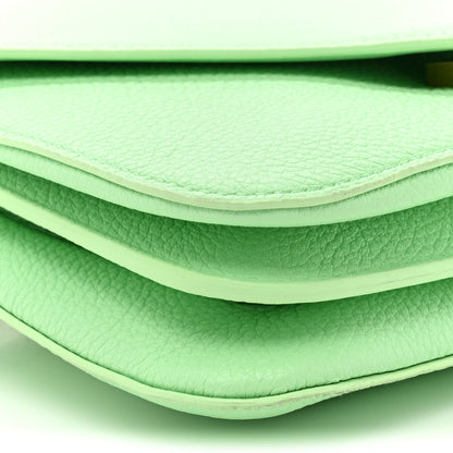 Bottega Veneta Calfskin Mount Envelope Bag Wasabi 9 of 15