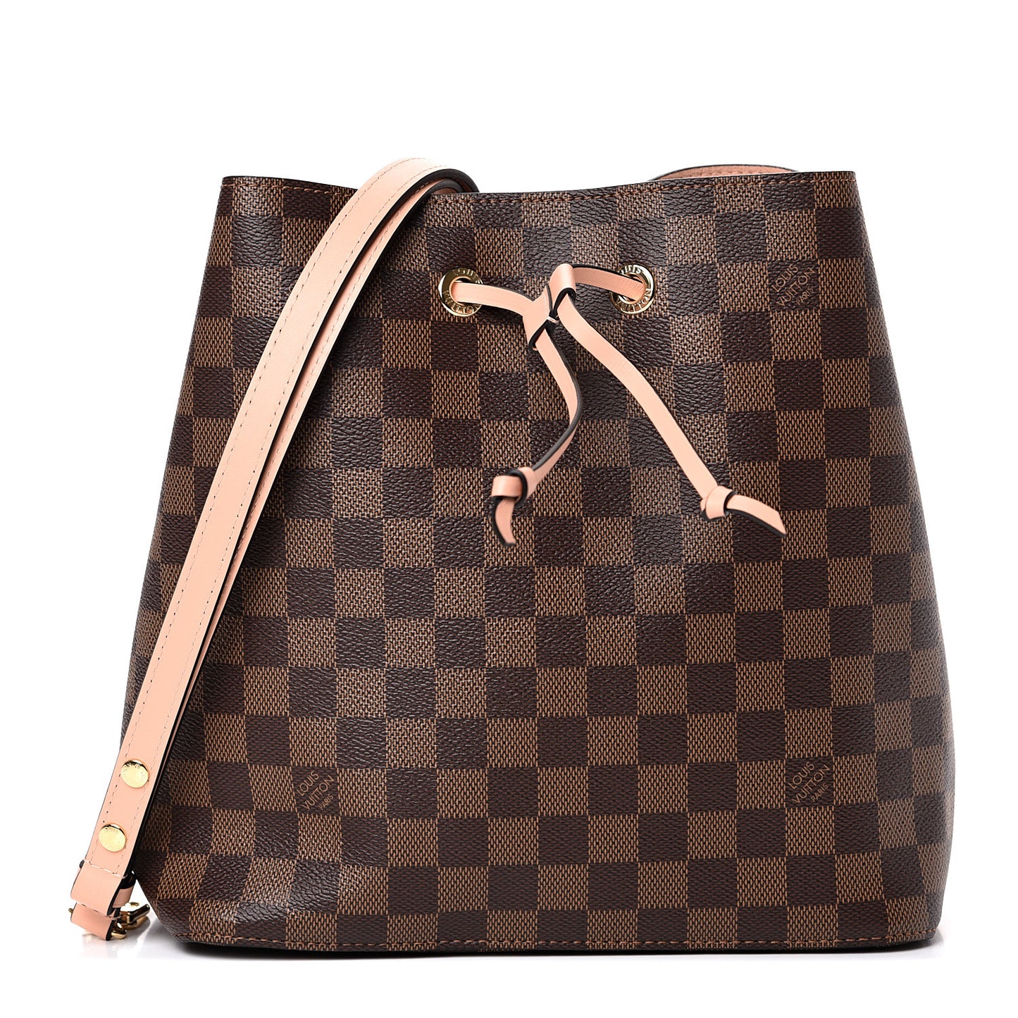 Damier Ebene Neonoe MM Venus Pink