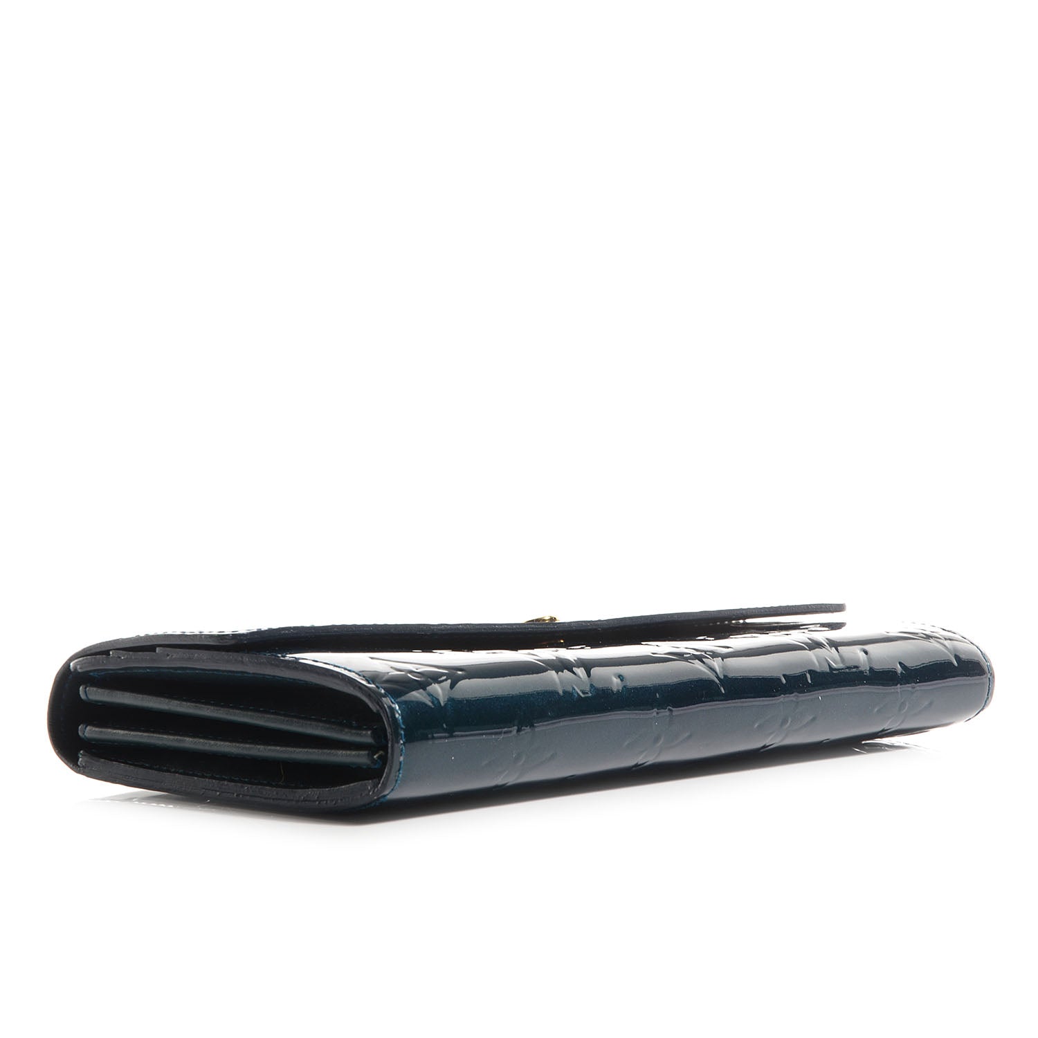 Louis Vuitton Vernis Sarah Wallet Blue Nuit 4 of 7