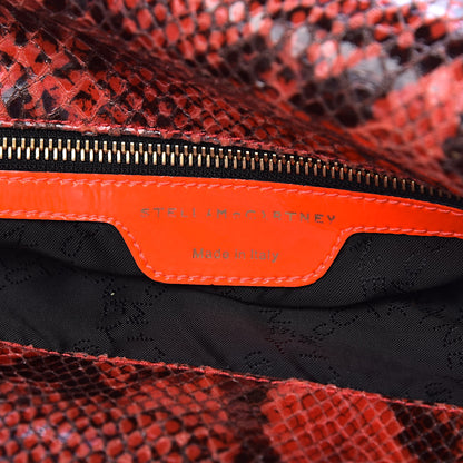 Stella McCartney Eco Python Small Falabella Tote Orange 7 of 10