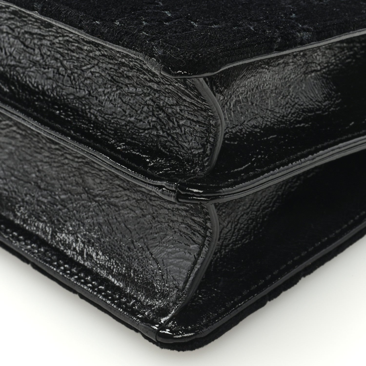 Gucci Velvet GG Monogram Small Dionysus Shoulder Bag Black 9 of 9