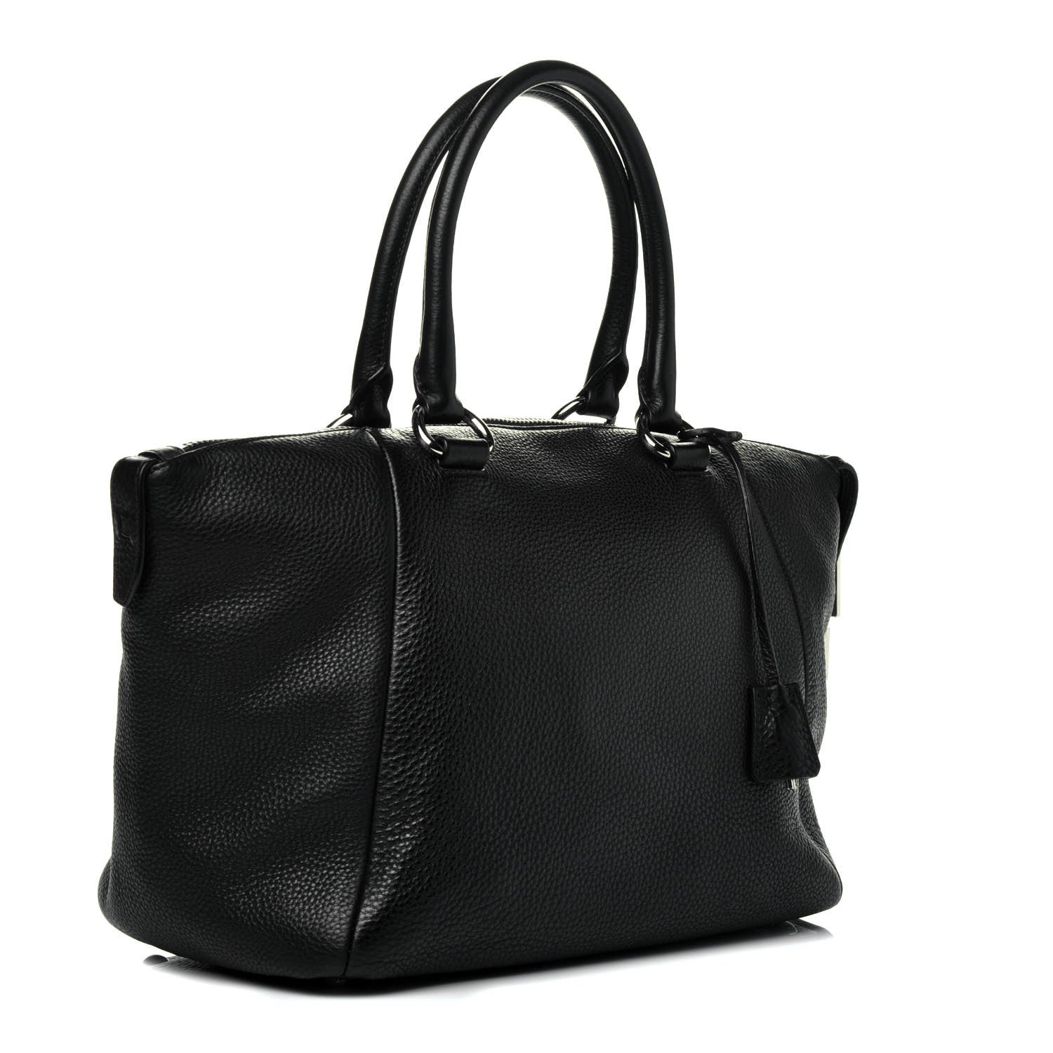 Prada Vitello Daino Shopping Tote Black 3 of 9