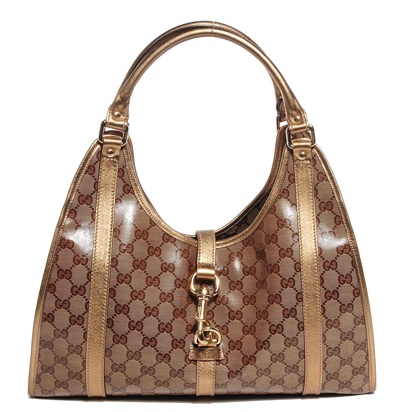 Crystal Joy Medium Shoulder Bag Brown