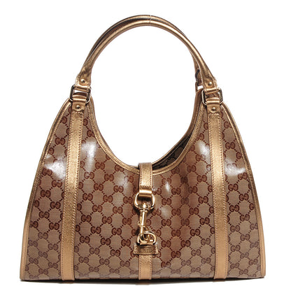 Gucci Crystal Joy Medium Shoulder Bag Brown 1 of 7