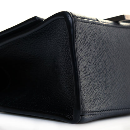 Balenciaga Grained Calfskin Hourglass Top Handle Bag XS Black 7 of 11