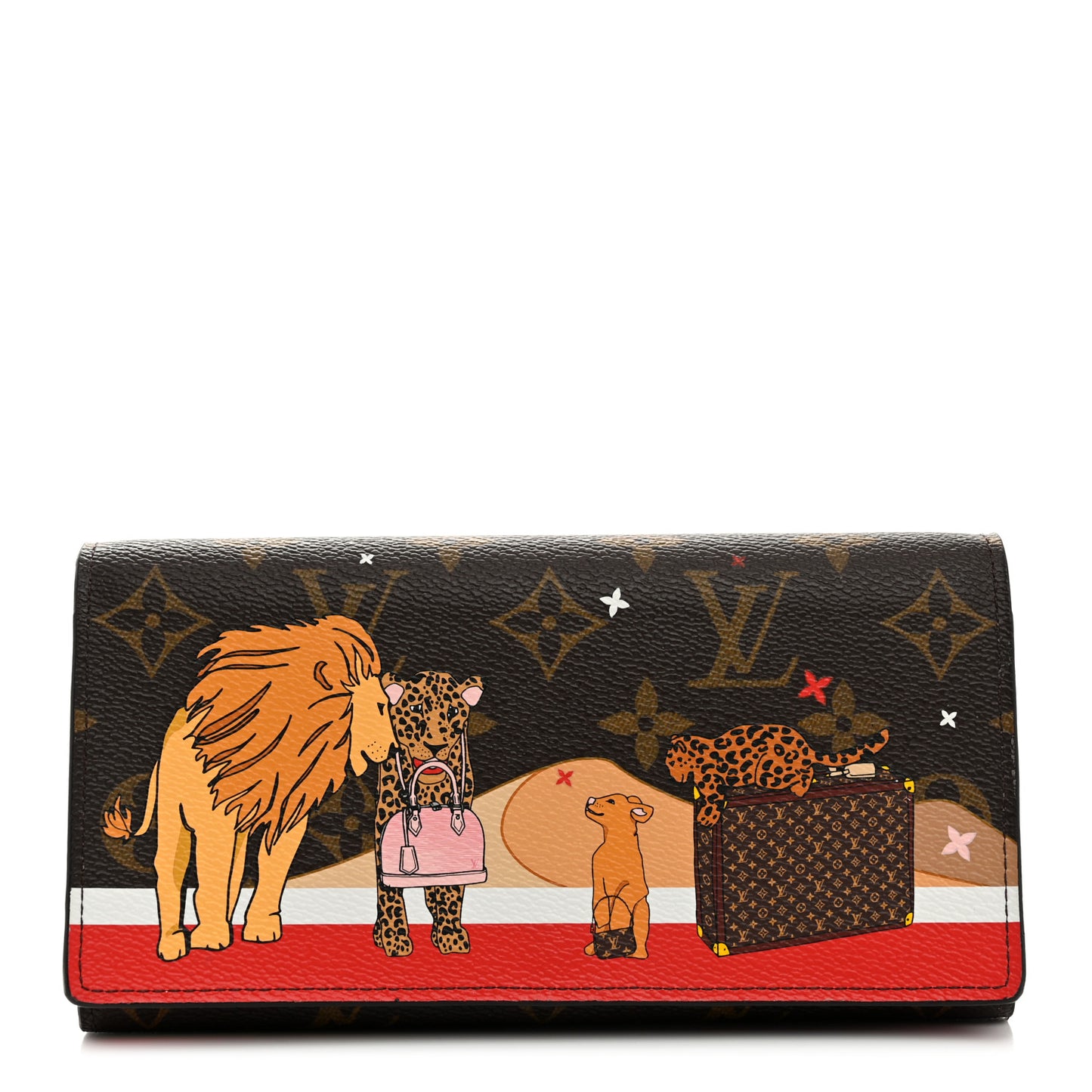 Monogram 2018 Christmas Animation Sarah Wallet