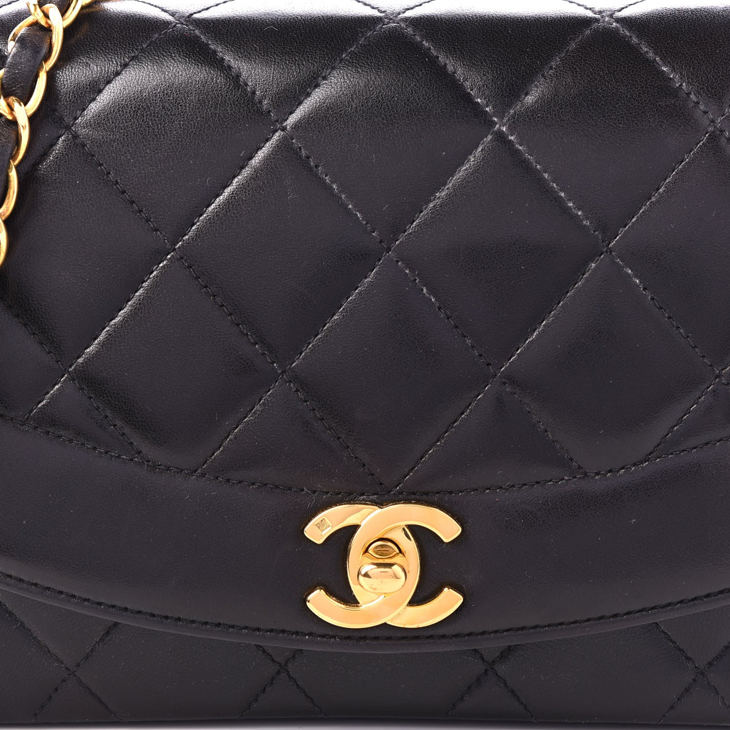 Chanel Lambskin Quilted Small Single Flap Bag Black 9 of 10