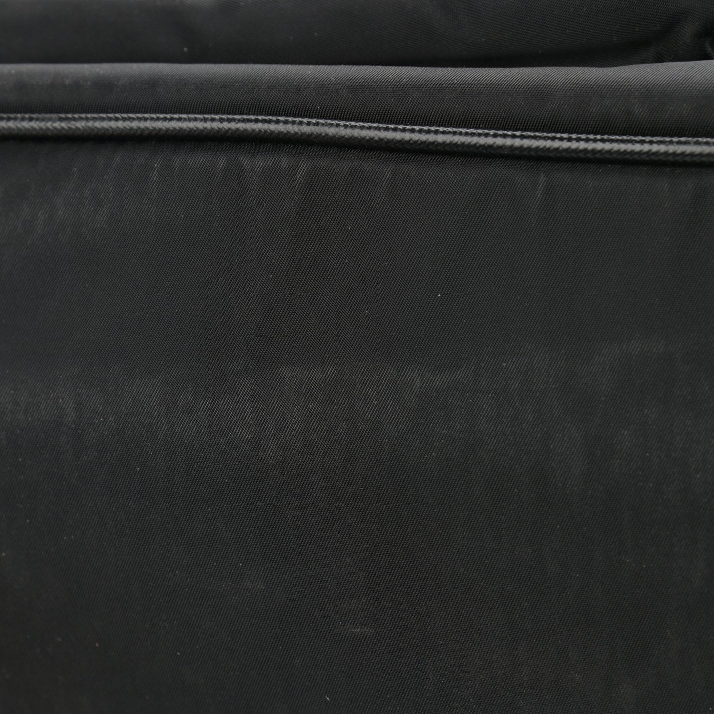 Nylon Saffiano Front Pocket Tote Black