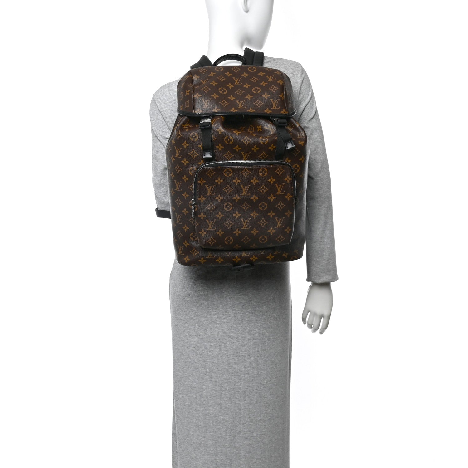 Louis Vuitton Monogram Macassar Zack Backpack 2 of 9