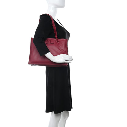 Salvatore Ferragamo Calfskin Viva Bow Tote Melagrana 2 of 9