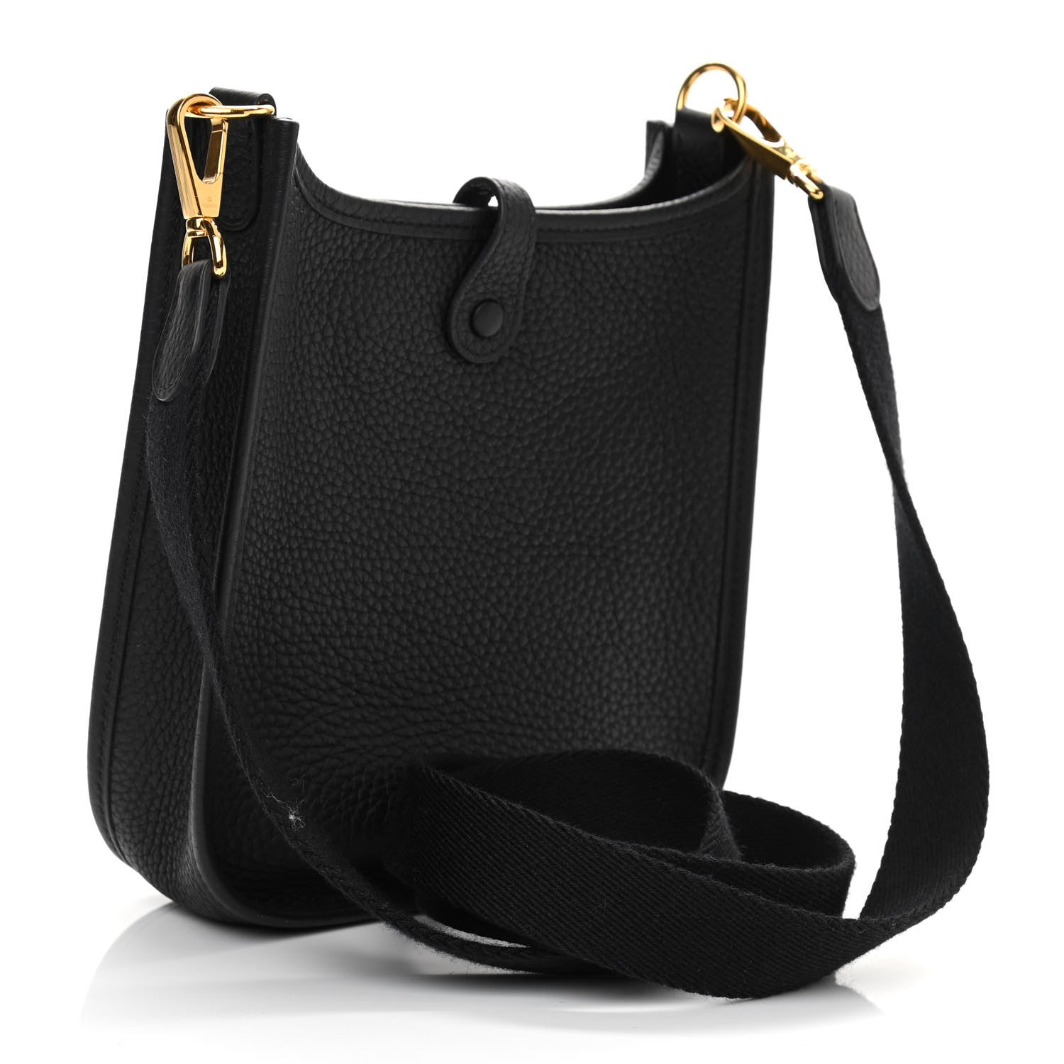 Hermes Taurillon Clemence Evelyne TPM Black 3 of 13