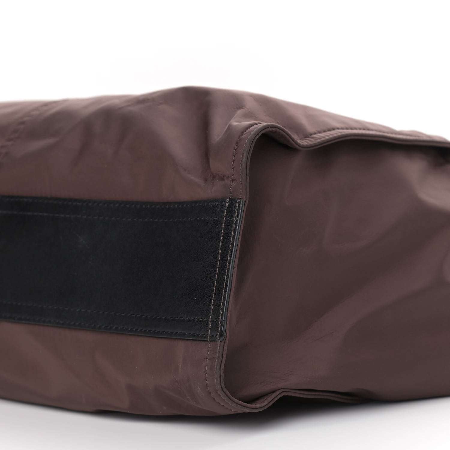 Burberry Nylon Small Buckleigh Packable Tote Brown 12 of 19